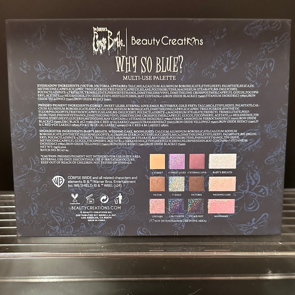 Beauty Creations Why So Blue? Eyeshadow Palette, Setting Spray and Lip Oil. - Picture 3 of 11
